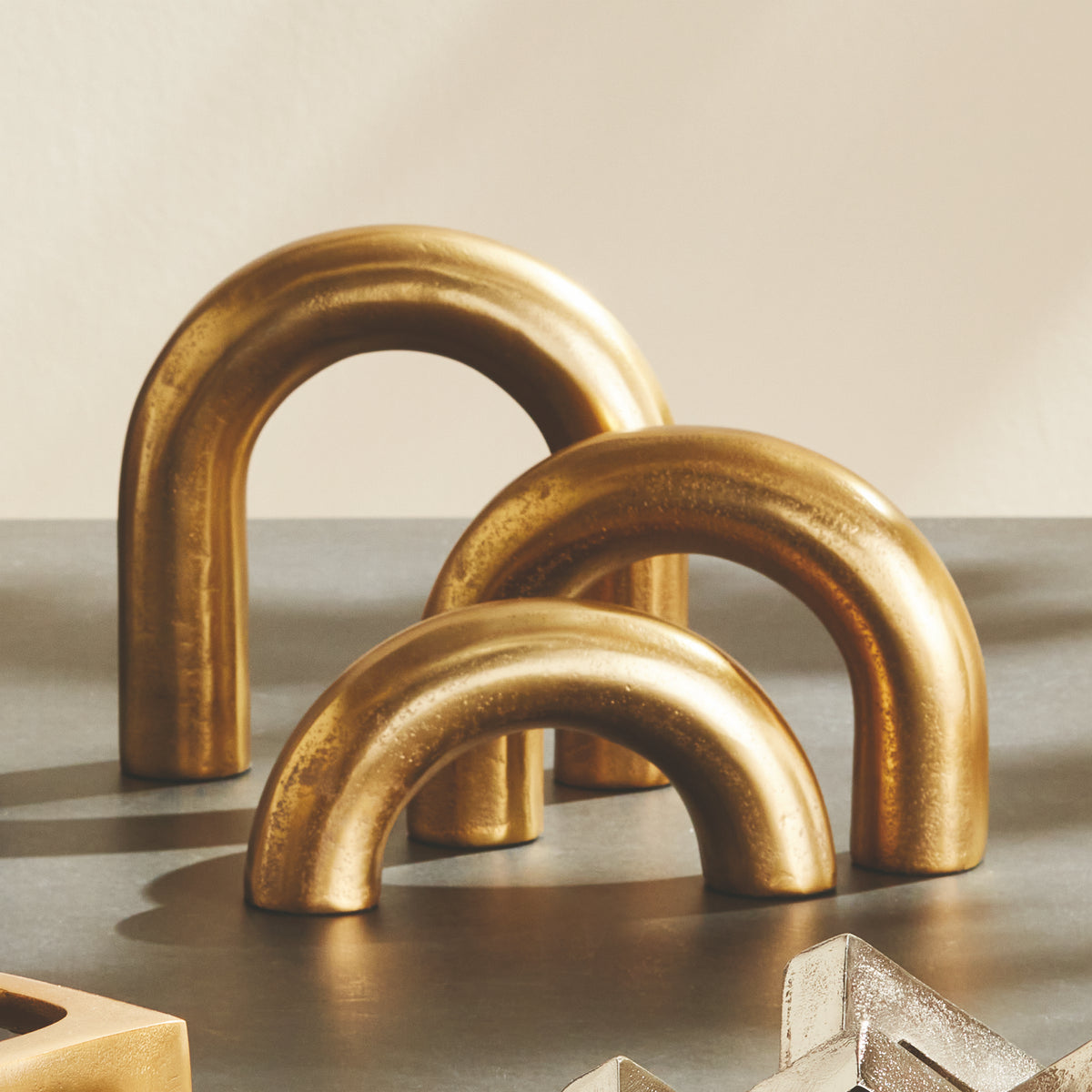 Design Shop Arco Sculptures, Set Of 3