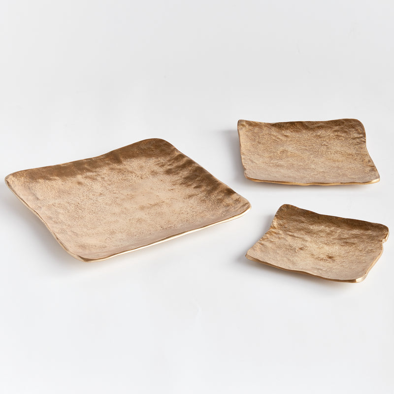 Design Shop Imani Decorative Square Trays, Set Of 3