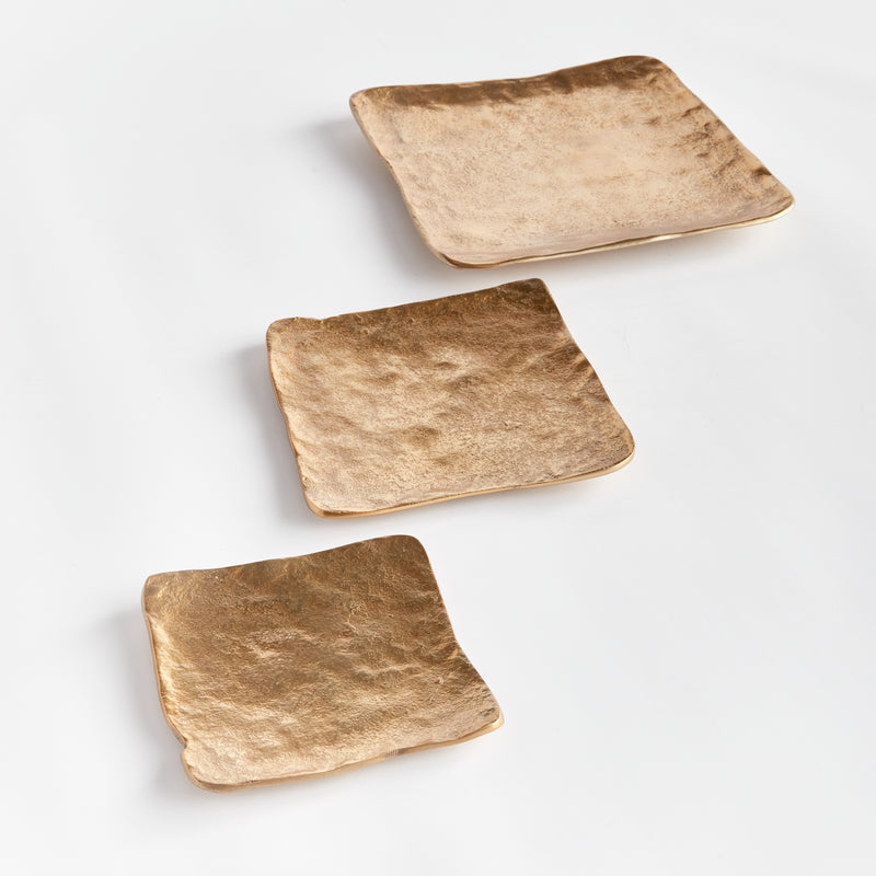 Design Shop Imani Decorative Square Trays, Set Of 3