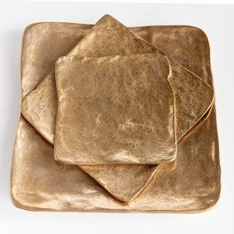 Design Shop Imani Decorative Square Trays, Set Of 3