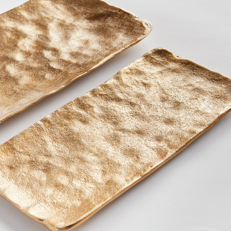 Design Shop Imani Decorative Rectangular Trays, Set Of 2