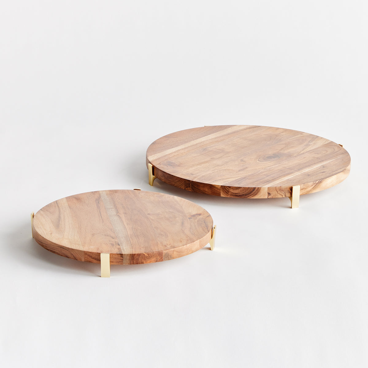 Design Shop Cherie Round Serving Boards, Set Of 2