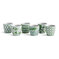 Design Shop Imperial Mini Flower Pots, Set Of 6
