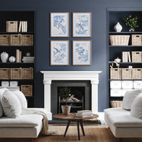 Design Shop Monochromatic Bird Study, Set Of 4