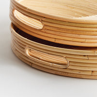 Design Shop Jelani Cane Oval Trays, Set Of 2