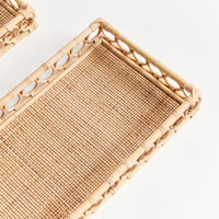 Design Shop Ninette Rectangular Trays, Set Of 2