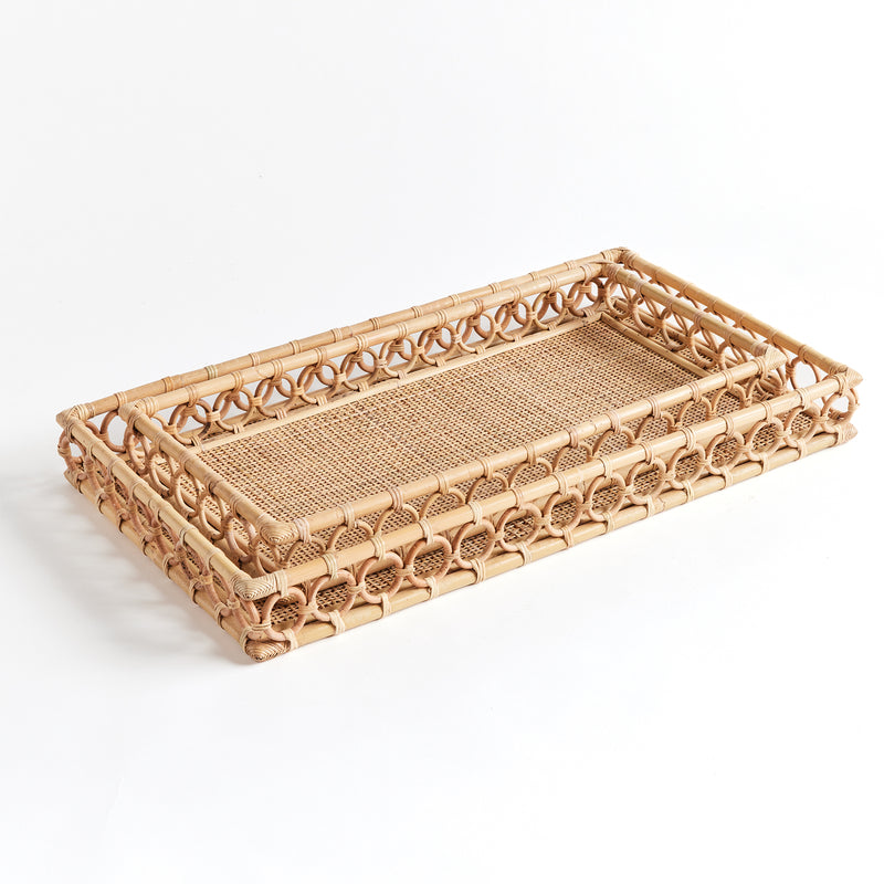Design Shop Ninette Rectangular Trays, Set Of 2