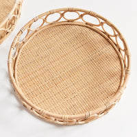 Design Shop Ninette Round Trays, Set Of 2