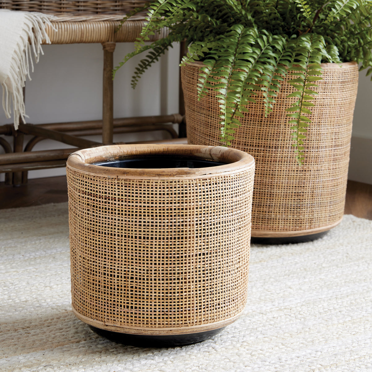 Design Shop Lyla Dry Basket Planters, Set Of 2