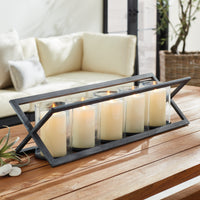 Design Shop Baxton 5-Pillar Candleholder