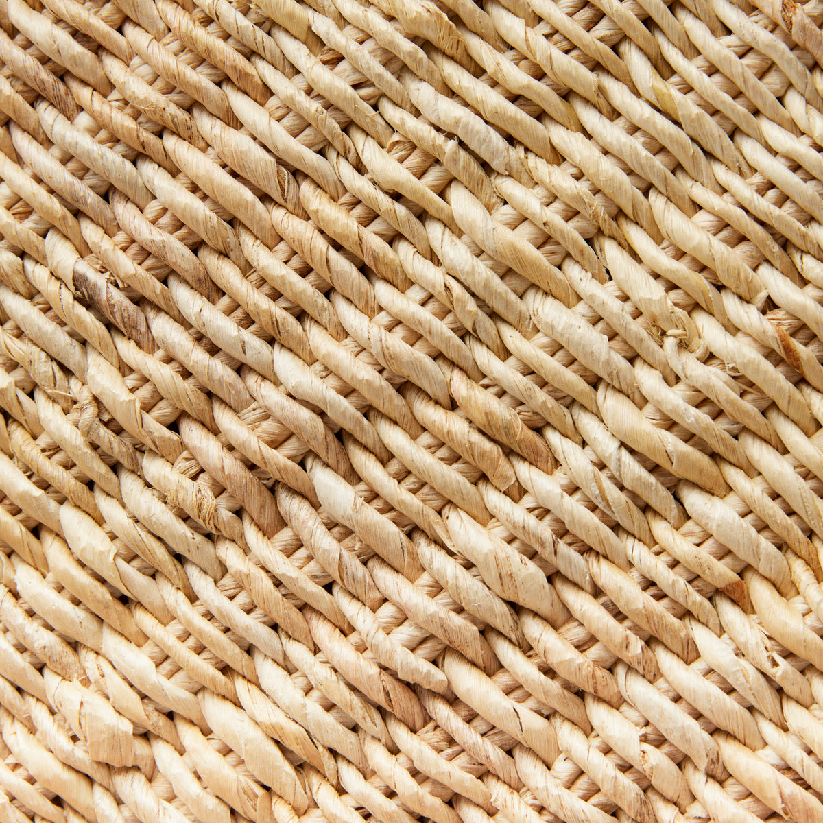 Design Shop Abaca French Braided Square Trays, Set Of 2