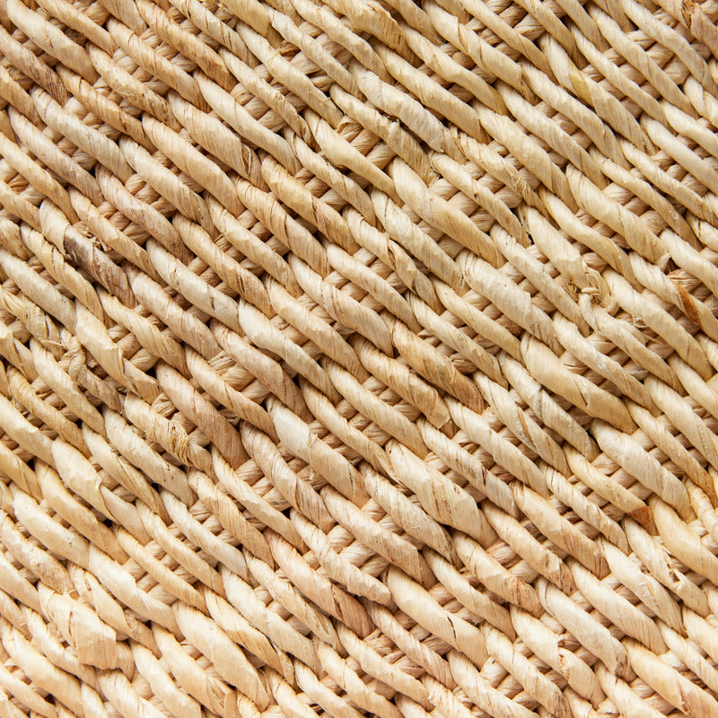 Design Shop Abaca French Braided Square Trays, Set Of 2
