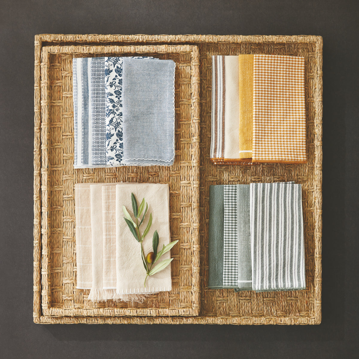 Design Shop Wynn Trays Large, Set Of 2
