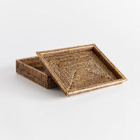 Design Shop Burma Rattan Lidded Letter Box