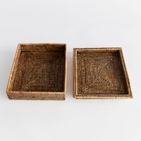 Design Shop Burma Rattan Lidded Letter Box