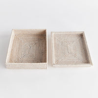 Design Shop Burma Rattan Lidded Letter Box