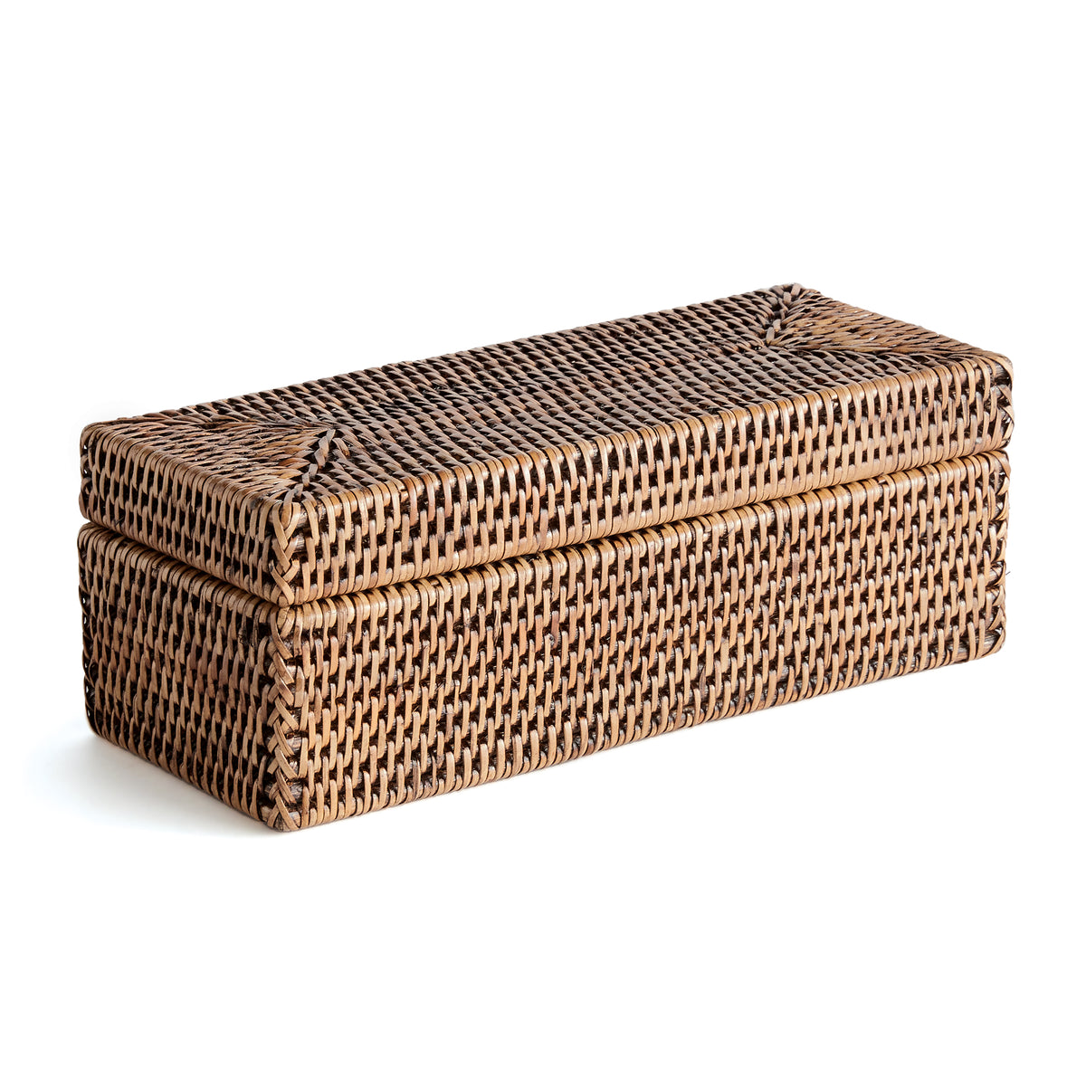Design Shop Burma Rattan 3-Compartment Lidded Box