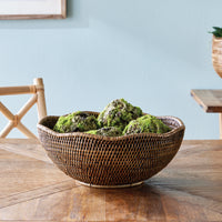 Design Shop Burma Rattan Scalloped Edge Bowl