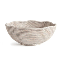 Design Shop Burma Rattan Scalloped Edge Bowl