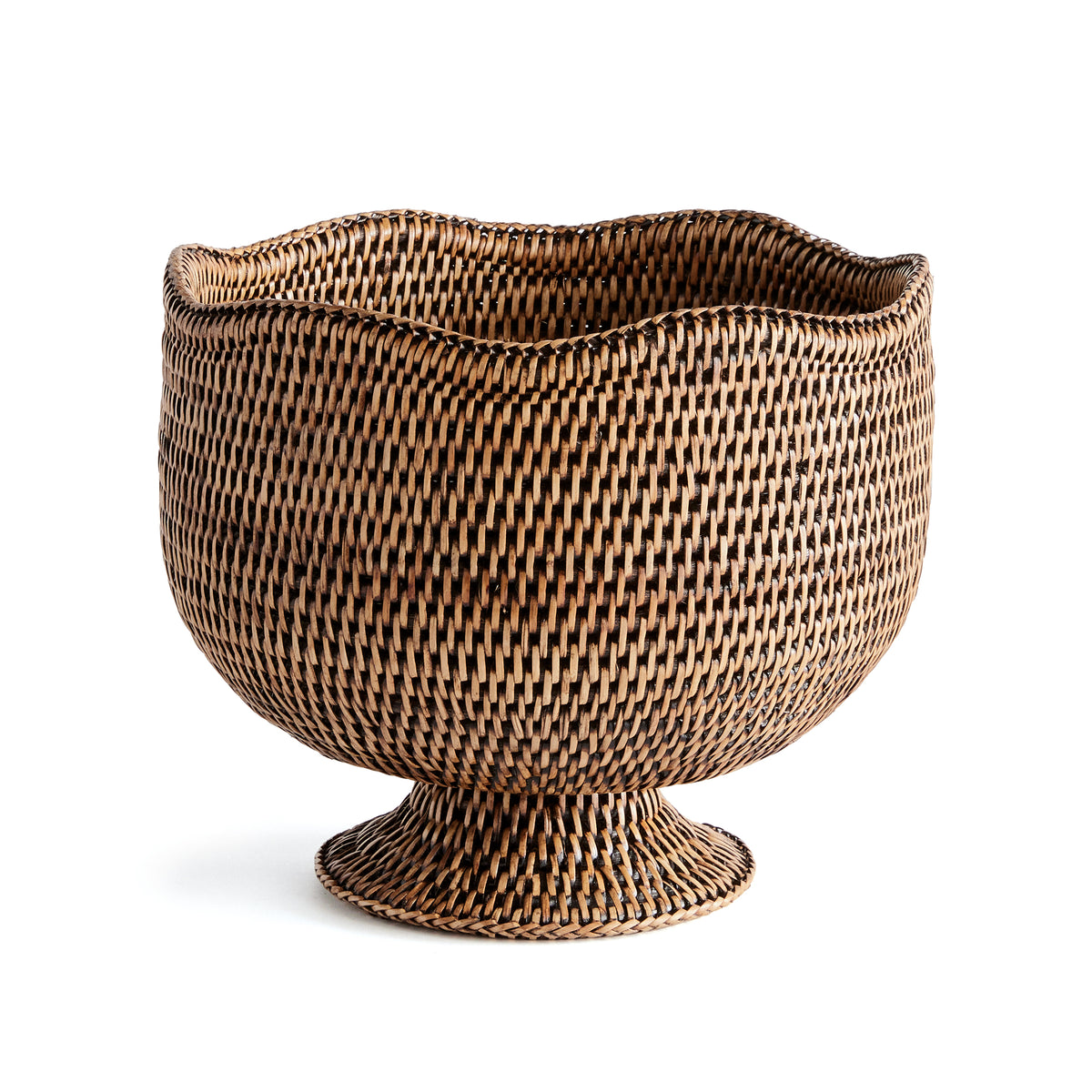 Design Shop Burma Rattan  Footed Cachepot