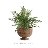 Design Shop Burma Rattan  Footed Cachepot