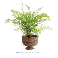 Design Shop Burma Rattan  Footed Cachepot
