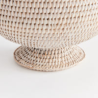 Design Shop Burma Rattan Footed Cachepot