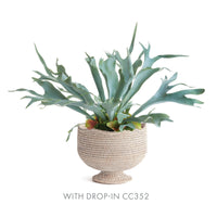 Design Shop Burma Rattan Footed Cachepot