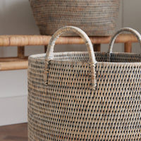 Design Shop Burma Rattan Orchard Baskets, Set Of 2