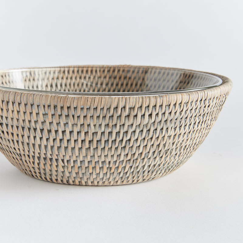 Design Shop Burma Rattan Serving Bowl 10.75"