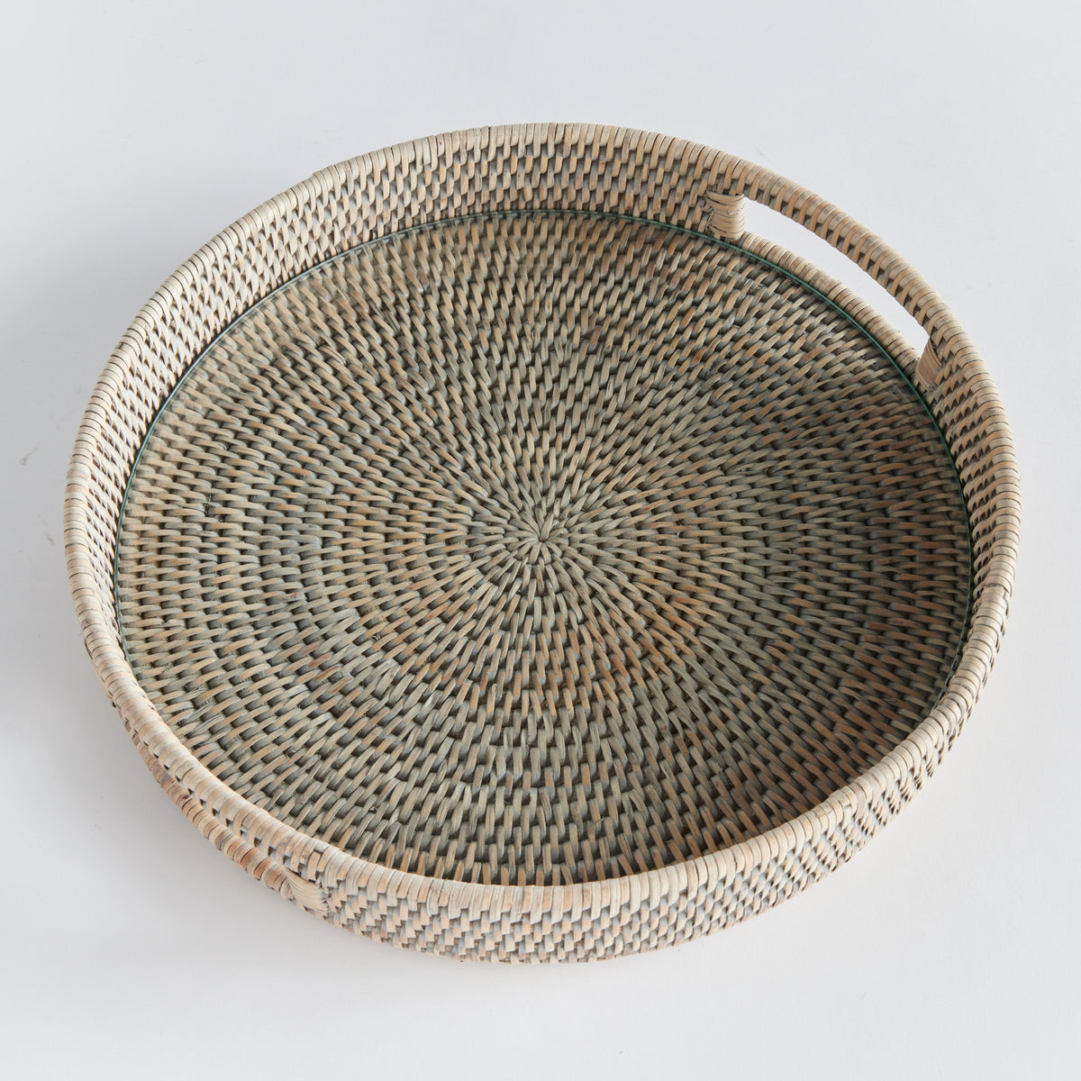 Design Shop Burma Rattan Round Serving Tray