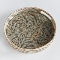 Design Shop Burma Rattan Round Serving Tray
