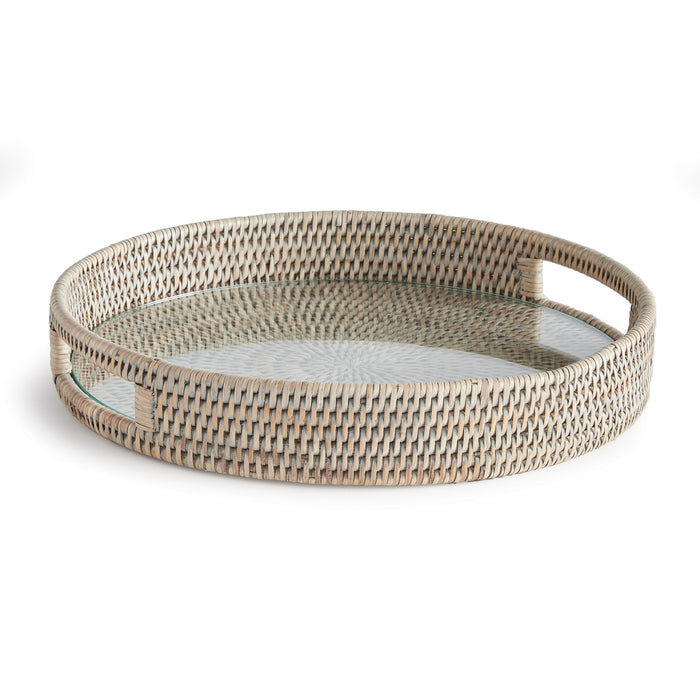 Design Shop Burma Rattan Round Serving Tray