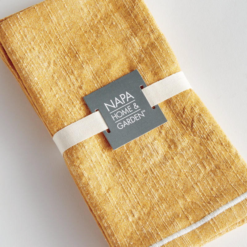 Design Shop Saffron Napkins, Set Of 4