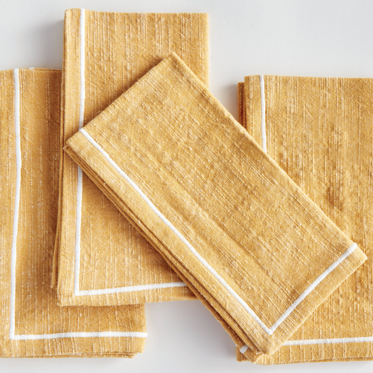 Design Shop Saffron Napkins, Set Of 4