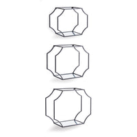 Design Shop Hudson Mirrored Wall Shelves, Set Of 3