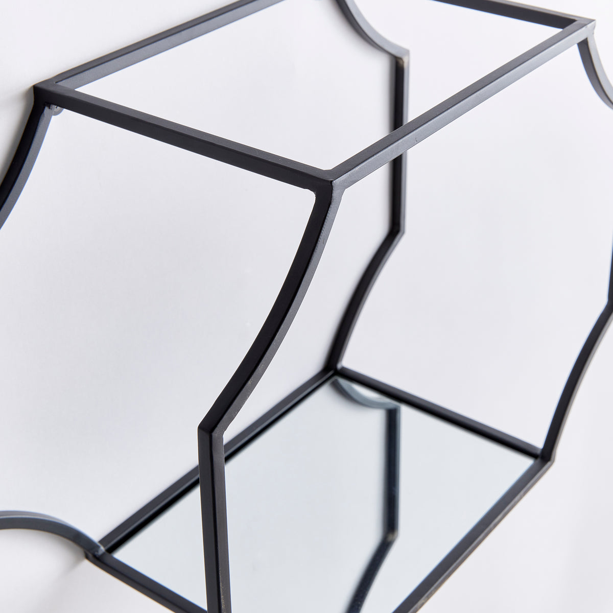 Design Shop Hudson Mirrored Wall Shelves, Set Of 3