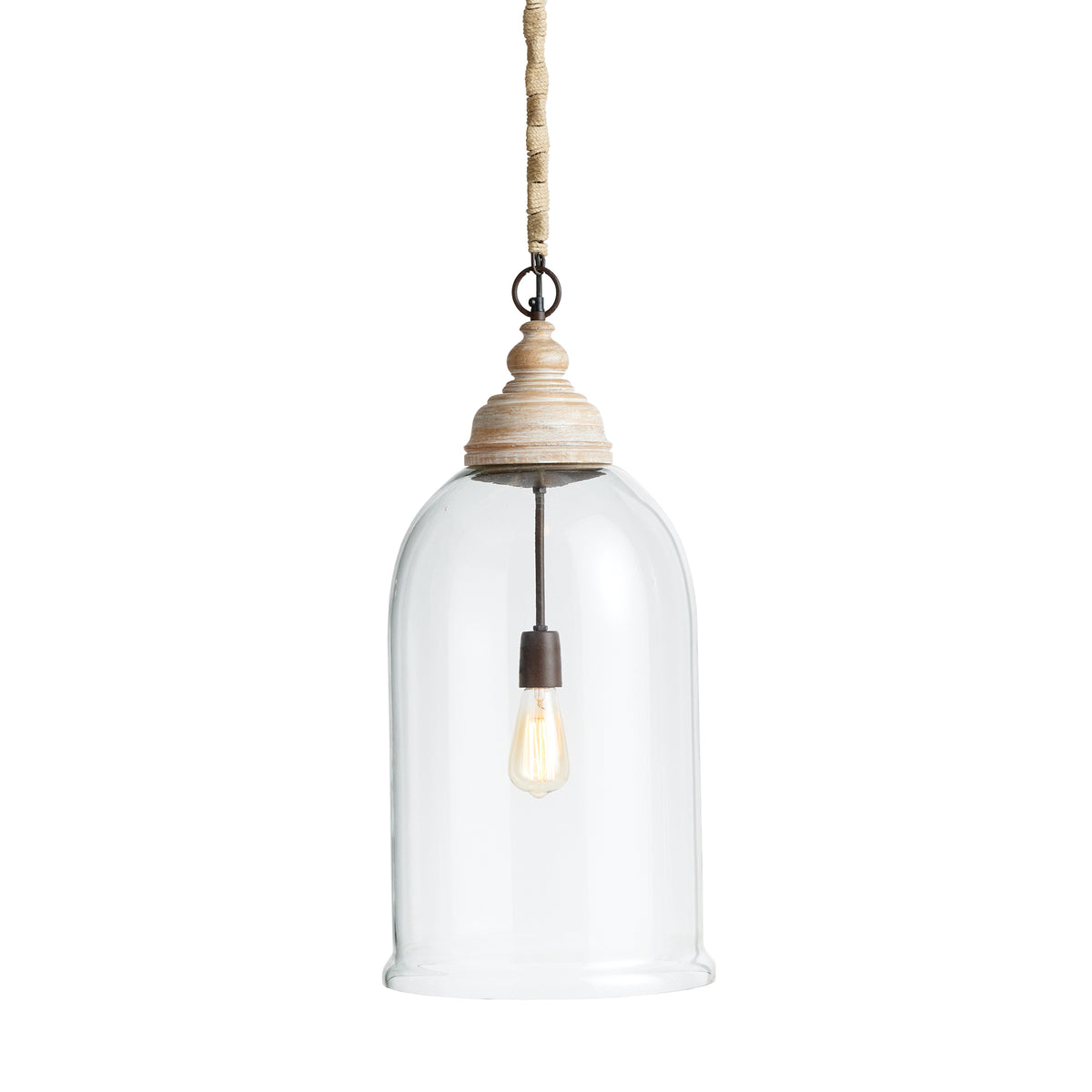 Design Shop Vintner'S Cloche Pendant 29"