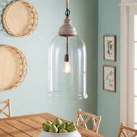 Design Shop Vintner'S Cloche Pendant 29"