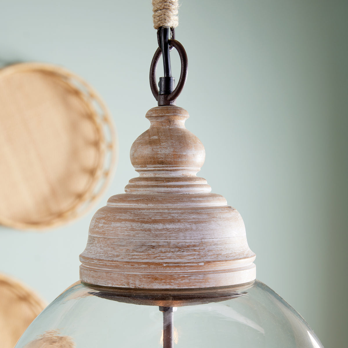 Design Shop Vintner'S Cloche Pendant 29"