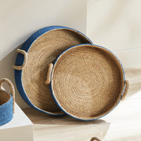 Design Shop Tiana Seagrass Round Baskets, Set Of 2