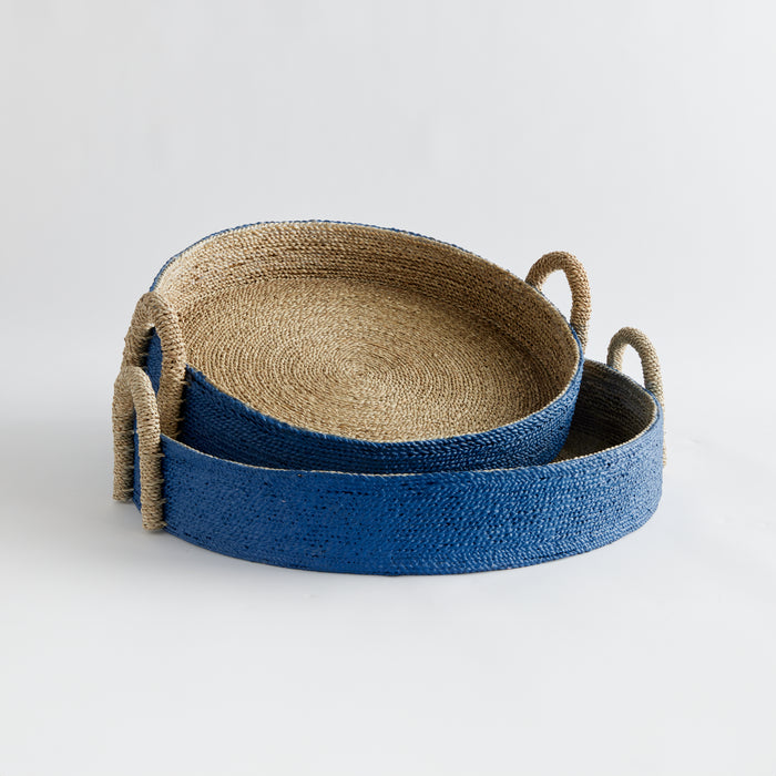 Design Shop Tiana Seagrass Round Baskets, Set Of 2