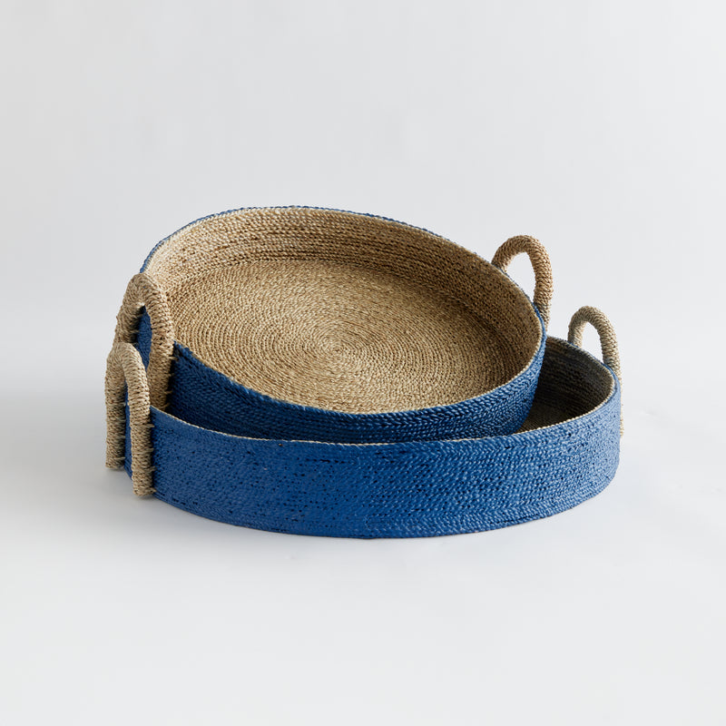 Design Shop Tiana Seagrass Round Baskets, Set Of 2