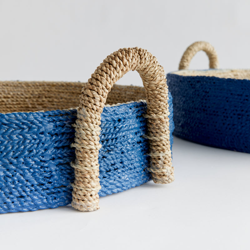 Design Shop Tiana Seagrass Round Baskets, Set Of 2