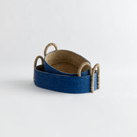 Design Shop Tiana Seagrass Short Oval Baskets, Set Of 2