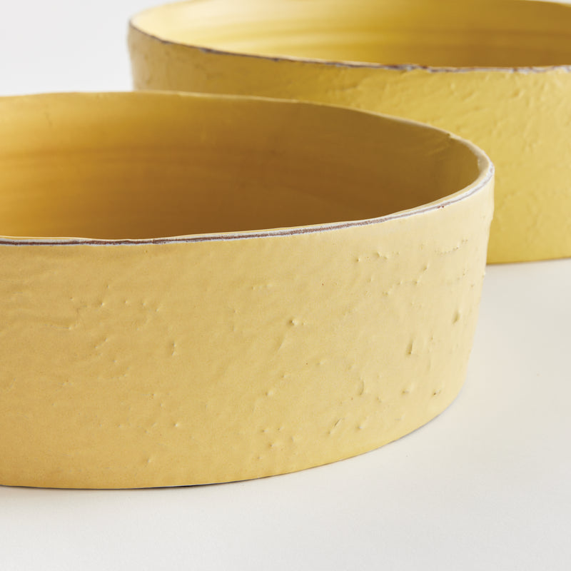 Design Shop Studio Decorative Low Bowls, Set Of 2