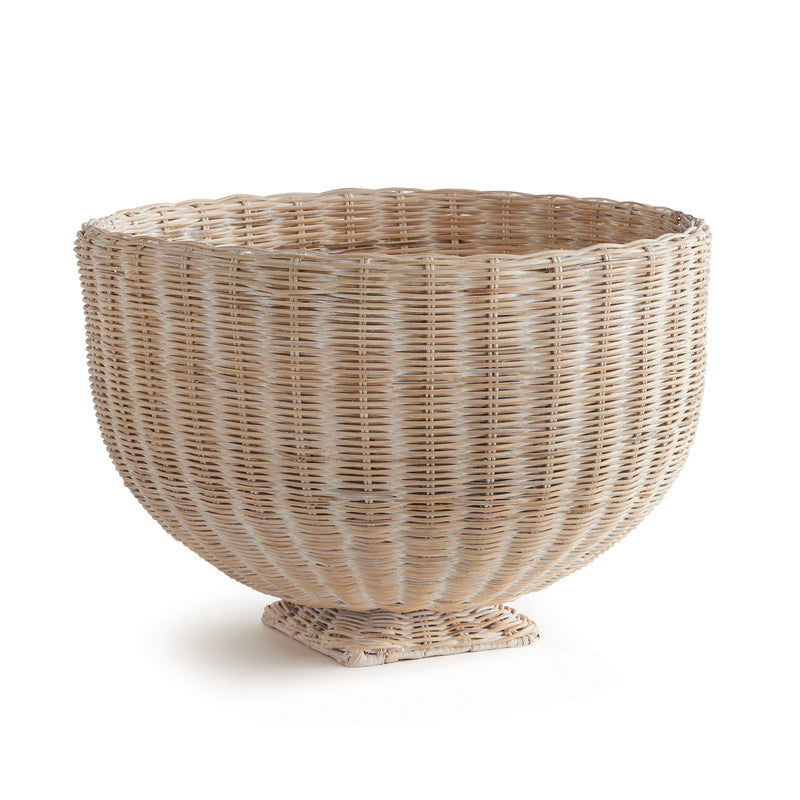 Design Shop Charleston Rattan Footed Bowl