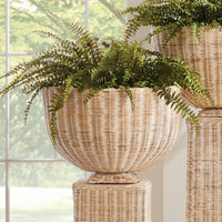 Design Shop Charleston Rattan Footed Bowl