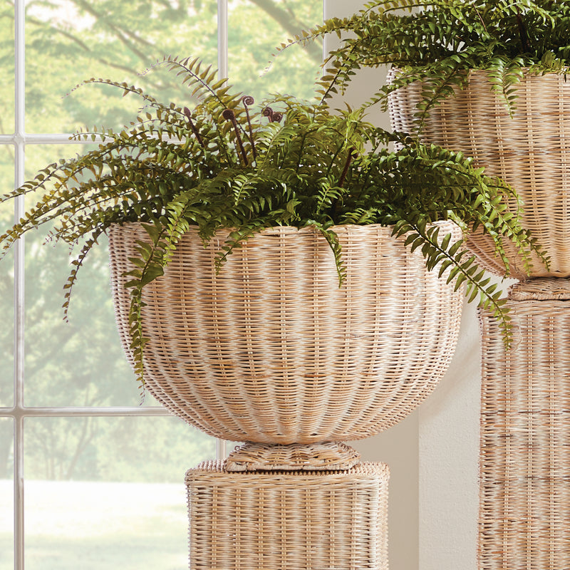 Design Shop Charleston Rattan Footed Bowl