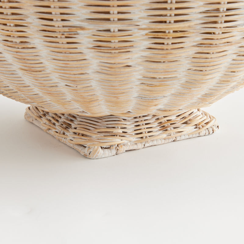 Design Shop Charleston Rattan Footed Bowl